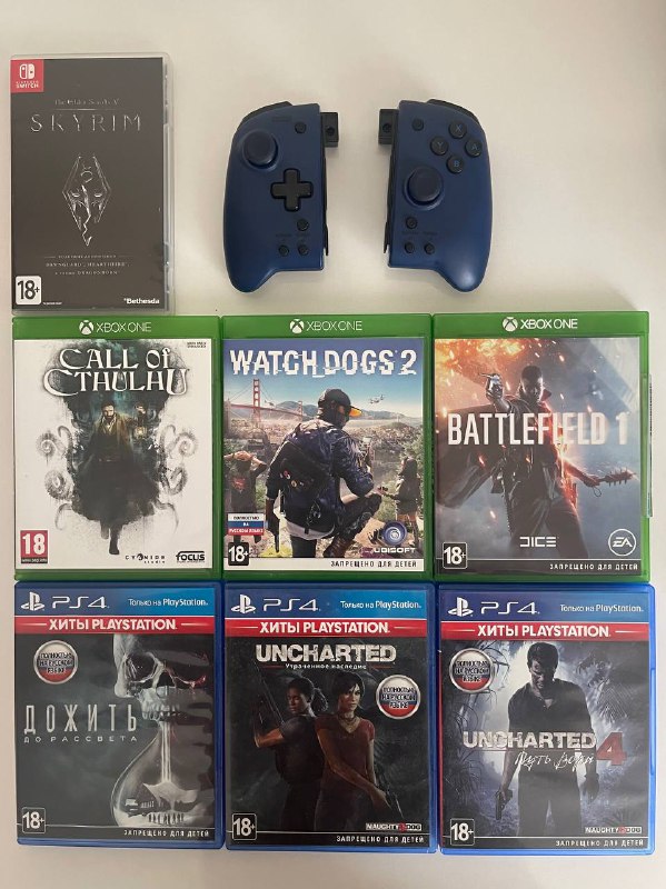 The Elder Scrolls V Skyrim, Nintendo Switch Controllers Hori, игры PS4, игры Xbox One