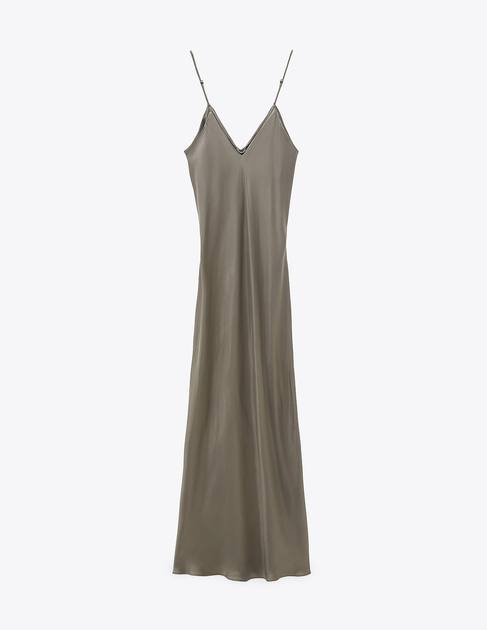 Zara макси платье, Zara черное макси-платье 4
