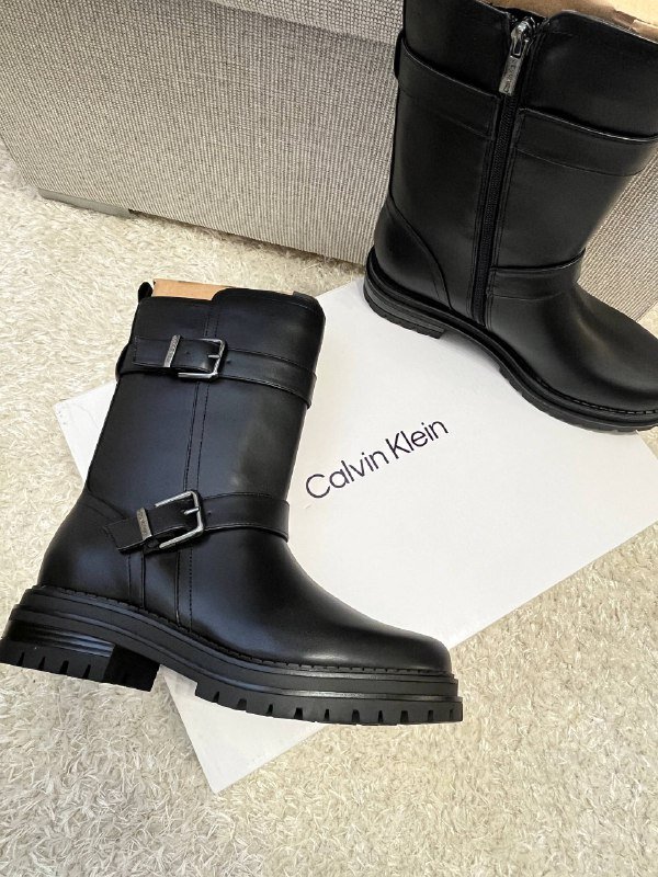 Ботинки Calvin Klein натуральная кожа размер 38 5
