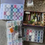 Фигурки, нитки для вышивания, бисер, отражатель, ночник, подставка, переходник 4