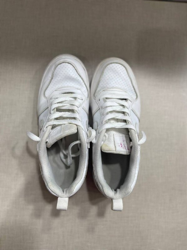 кроссовки черные, белые 7