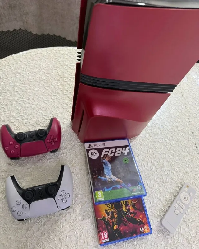 PS5 Pro Sid версия 2 геймпада 2 диска
