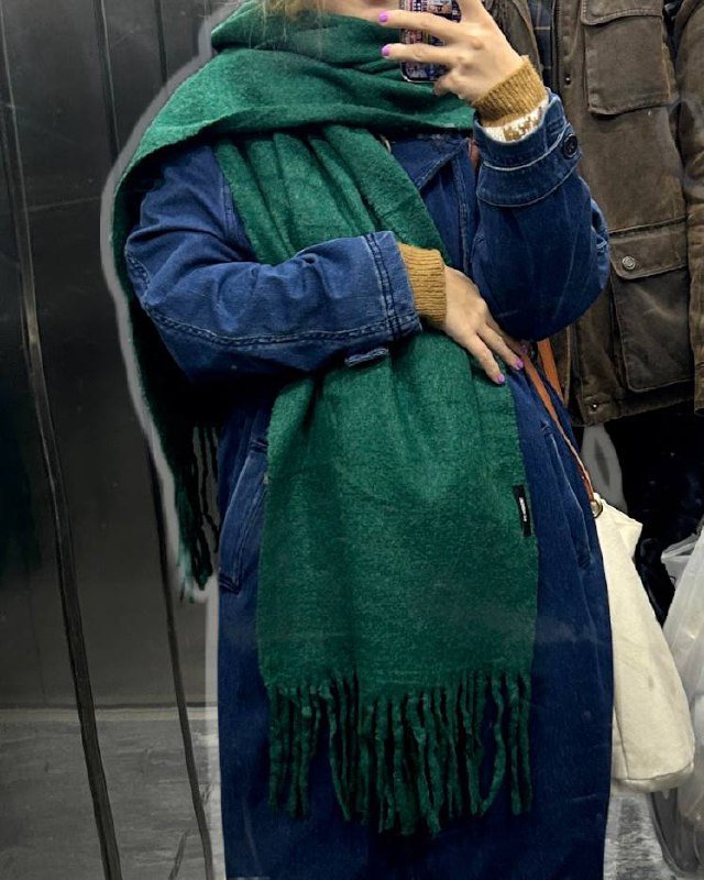 шапка плюшевая, перчатки H&M, шарф 5