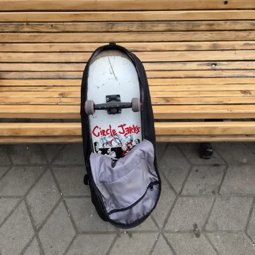 Скейтборд в сборе, чехол, мягкие колеса