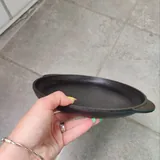 Стеклянная салатница, стеклянные соусницы, чугунные сковородки 5
