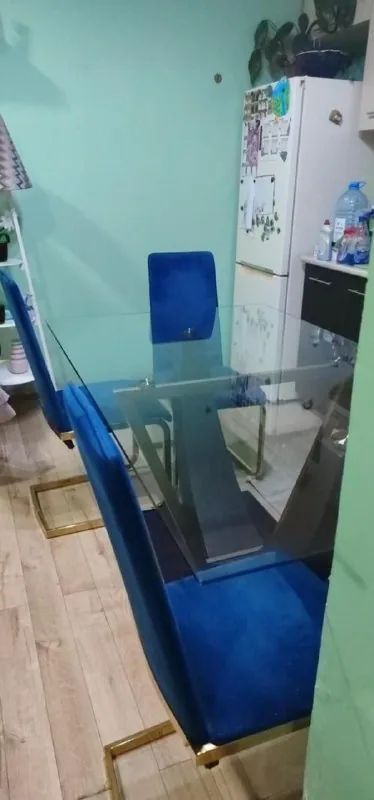 Glass table 170×100 cm 1