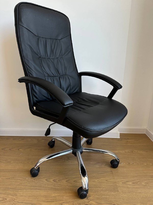 Кожаный компьютерный стул со съемным чехлом 2