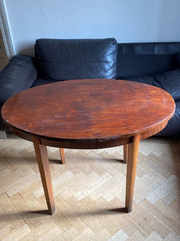 Стол овальный деревянный 2