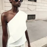 Белый женский топ Zara 3