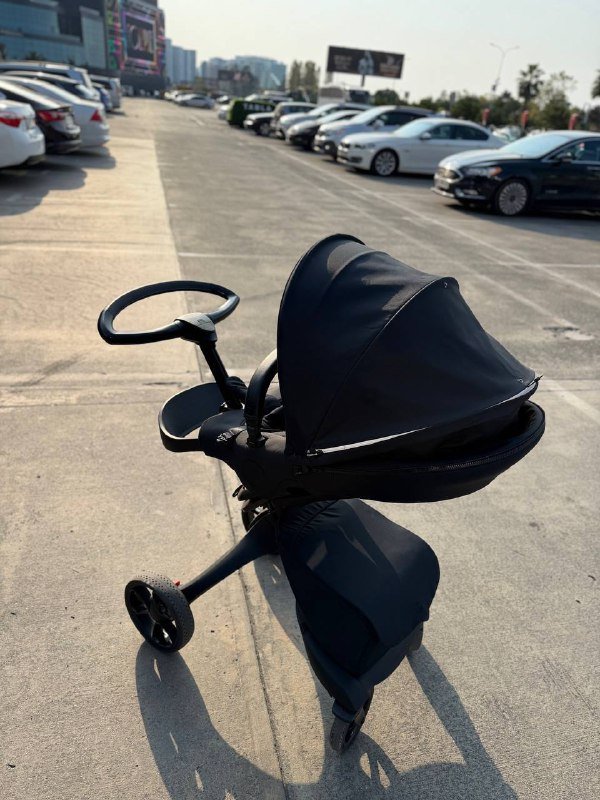 Оригинальная коляска Stokke Xplory X, люлька, прогулочный блок, дождевики 4