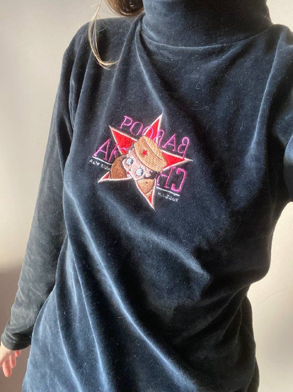 Водолазка бархатная Betty Boop женская XS-S 2