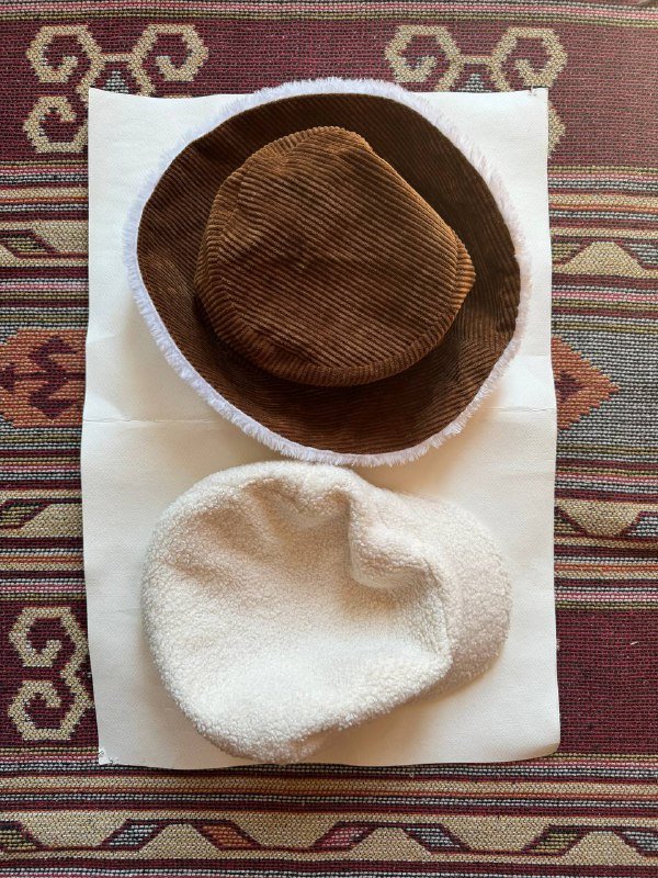 Белая кепка, вельветовая панамка 3