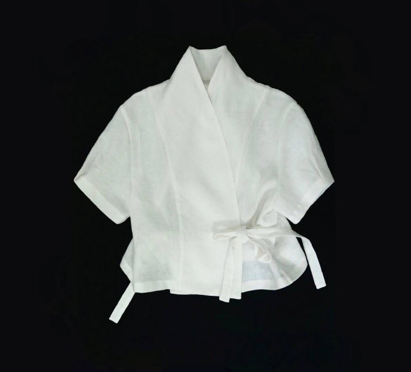 Рубашка из льна Hamo, размер S 2