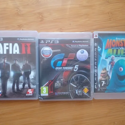 Игры для Sony PS3 Mafia II, Gran Turismo 5, Monsters vs Aliens