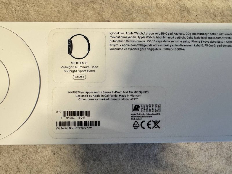 Apple Watch Series 8 41mm Midnight Aluminum 2