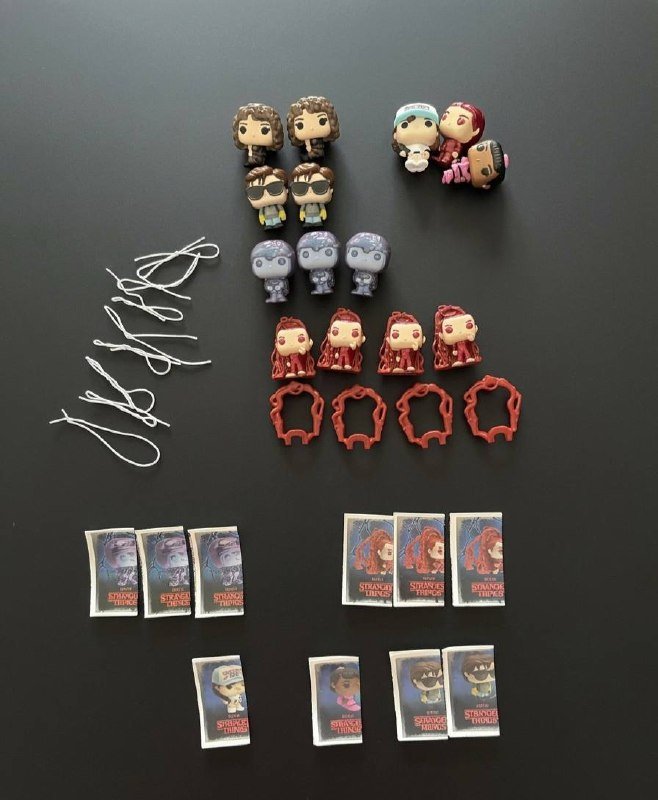Фигурки OSD, вкладыши Stranger Things