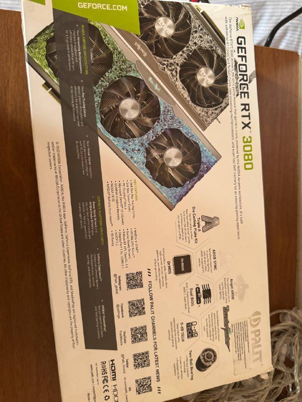 GeForce RTX 3080 10GB видеокарта 1