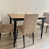 Стол, 4 стула, кровать с матрасом 2