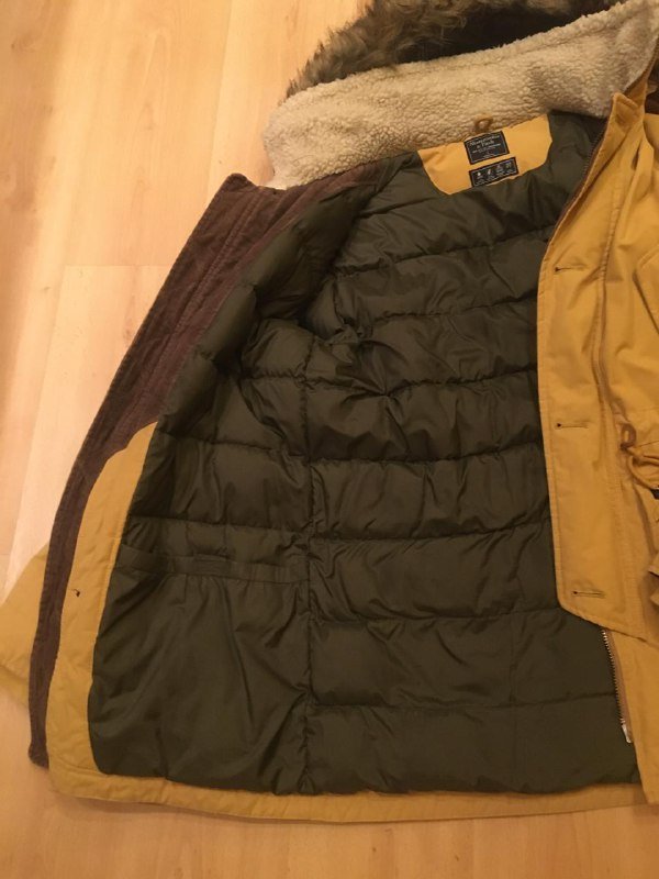 Куртка Abercrombie & Fitch размер L горчично-жёлтая 4