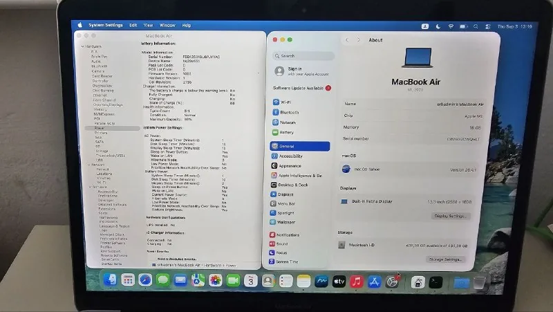 Macbook Air M1 13" 2020 Space Grey 1