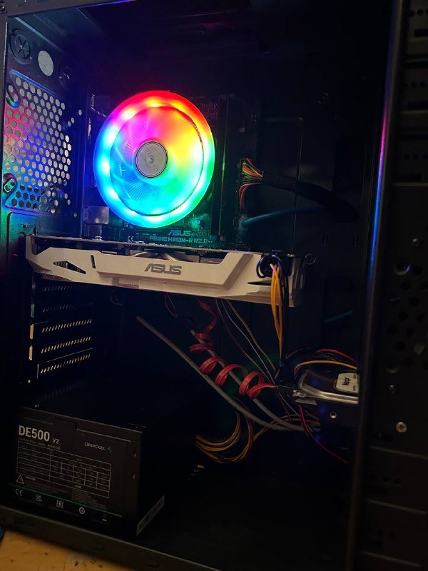 Компьютер для игр и работы Asus Prime H310M, I3 9100F, GTX 1060, 16GB DDR4