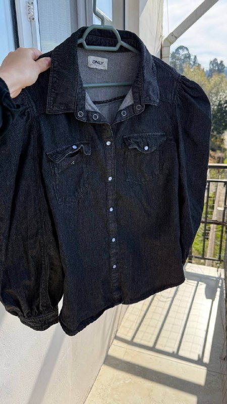 Джинсовая рубашка only XS-S