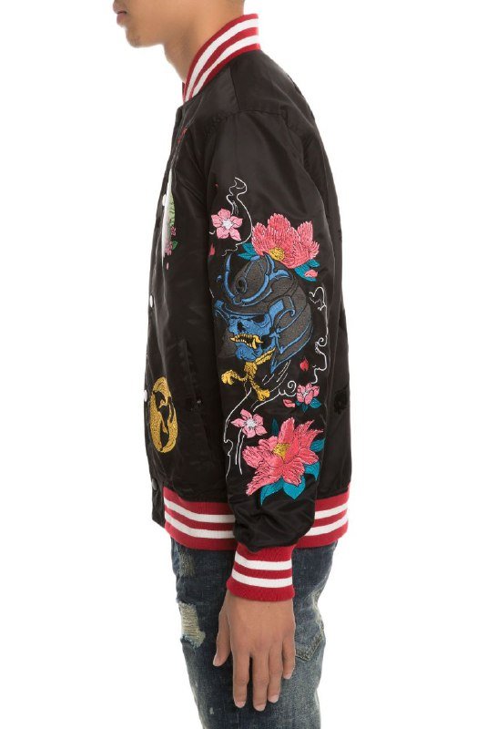 Куртка-бомбер The Reason Katana с вышивкой 7