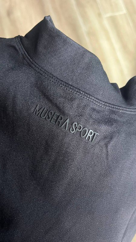 Черный спортивный костюм MUSERA лонгслив и леггинсы 5