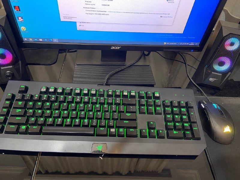 Корпус Zalman, процессор Intel i5-10400F, 16GB RAM, GTX 1070, SSD 250GB, HDD 1TB, клавиатура Razer, мышка Corsair 3