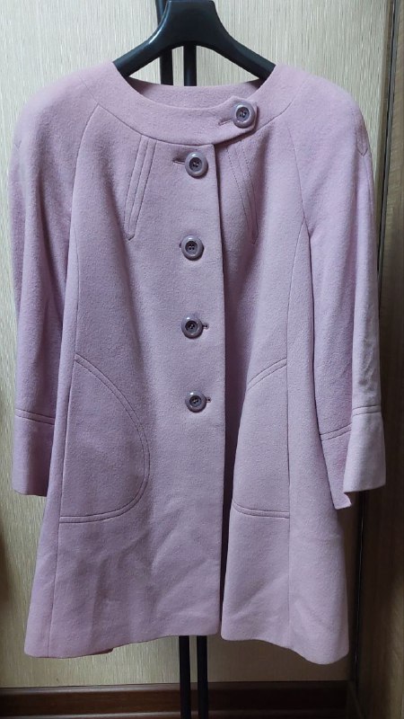 Красное пальто, пыльное розовое пальто 2