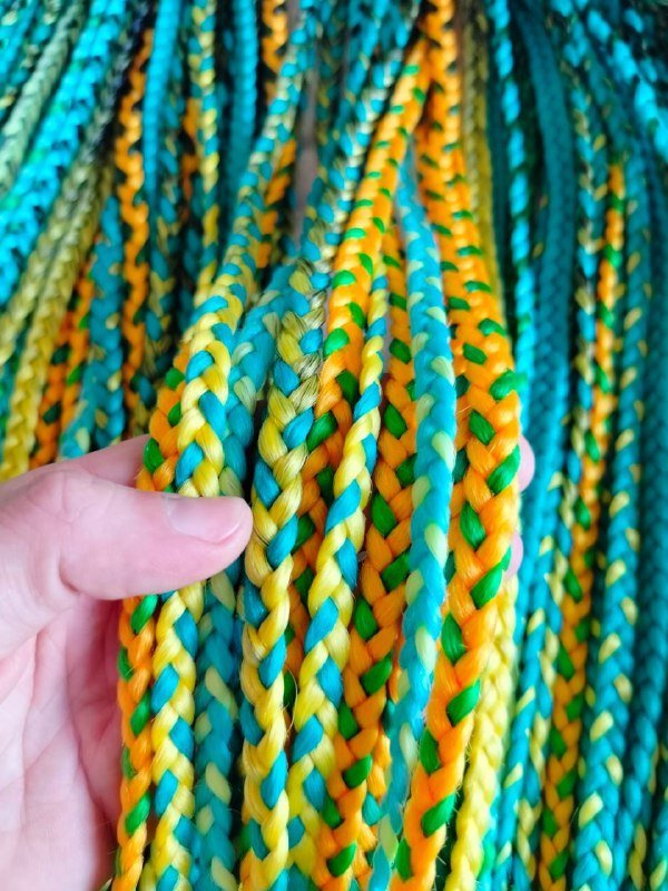 Комплект афрокос из канекалона 60 кос 9