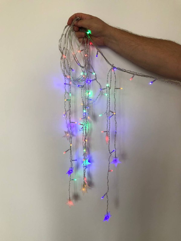 Елка с украшениями, гирлянды 5