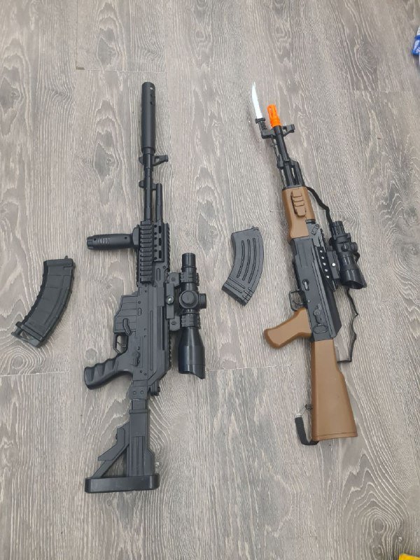 Два детских автомата для гидробола с шариками гидрогелевыми 2