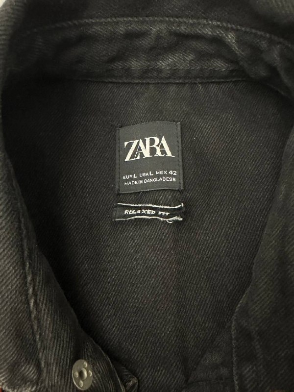 Мужская джинсовка ZARA Relaxed Fit 3