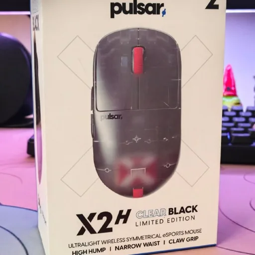 Мышь Pulsar X2H Clear Black с донглом 4 кГц