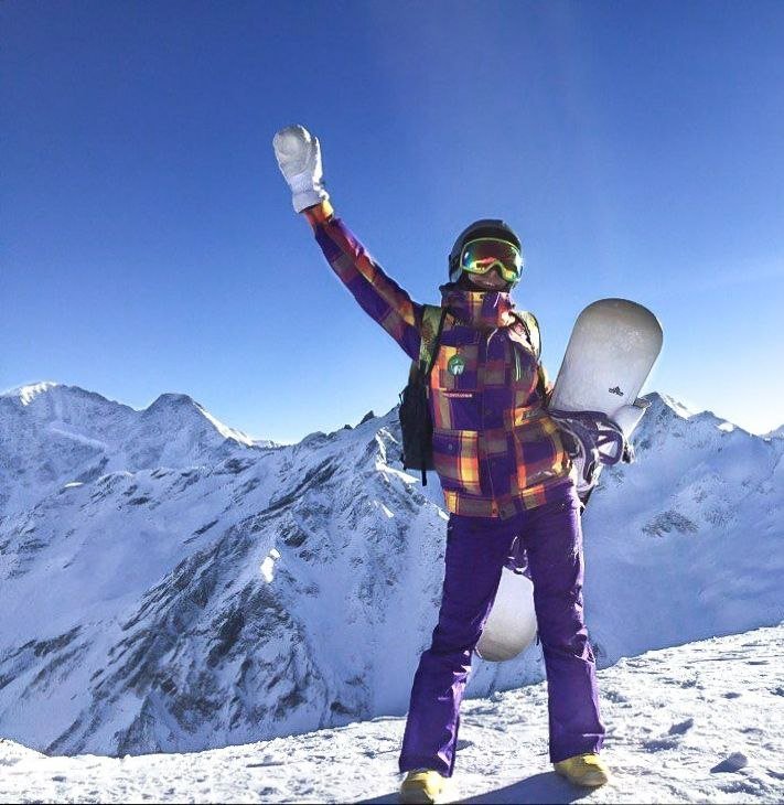 Горнолыжный костюм женский куртка и штаны S-M