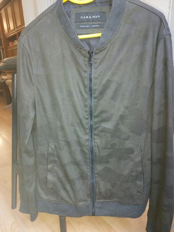Zara мужская куртка-бомбер весна L M
