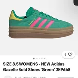Кеды adidas Gazelle на высокой подошве 4