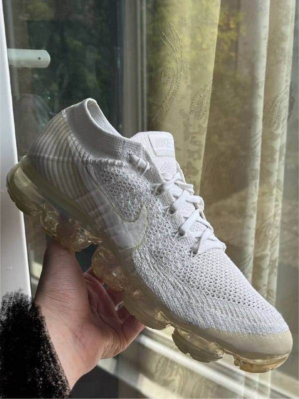 Nike Air VaporMax Triple White мужские кроссовки 44.5 2