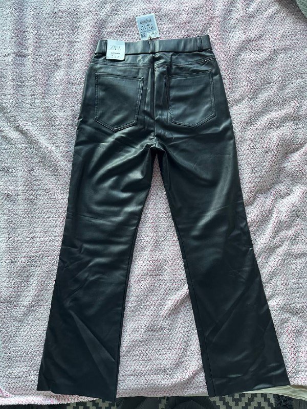 Брюки Zara экокожа размер m 2