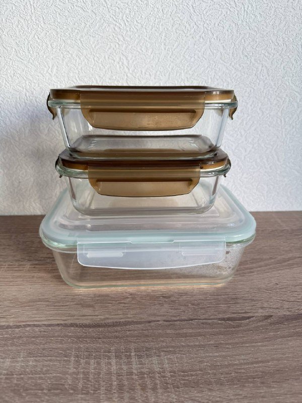 Стеклянные контейнеры и форма для запекания
