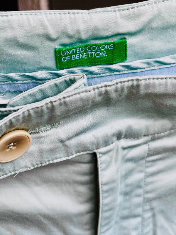 Брюки Benetton мятного цвета размер Eur 42 3