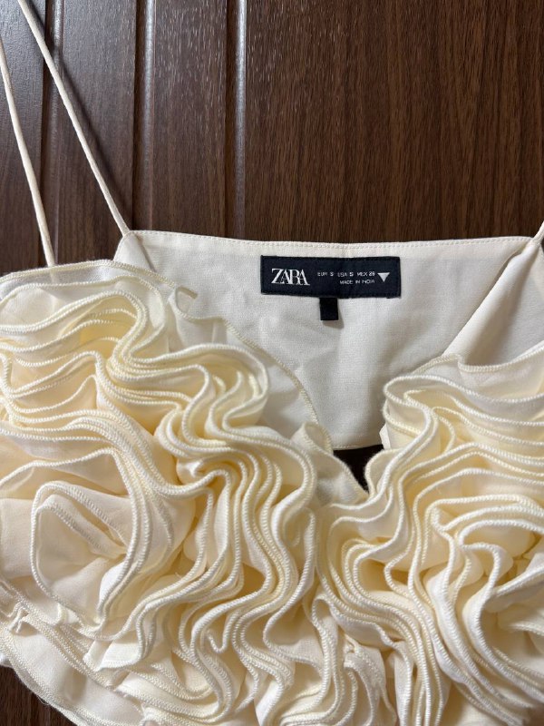 Топ Zara размер S кремовый 5
