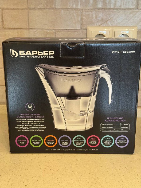 Фильтр для воды Барьер и кассеты 4