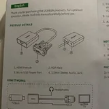UGREEN HDMI to VGA адаптер 5