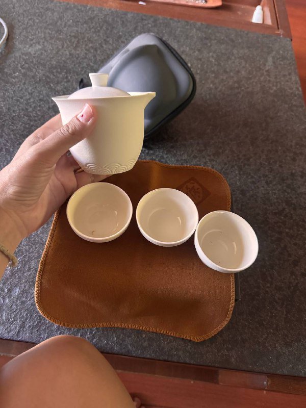 Дорожный набор для чая с гайванью и пиалами 2