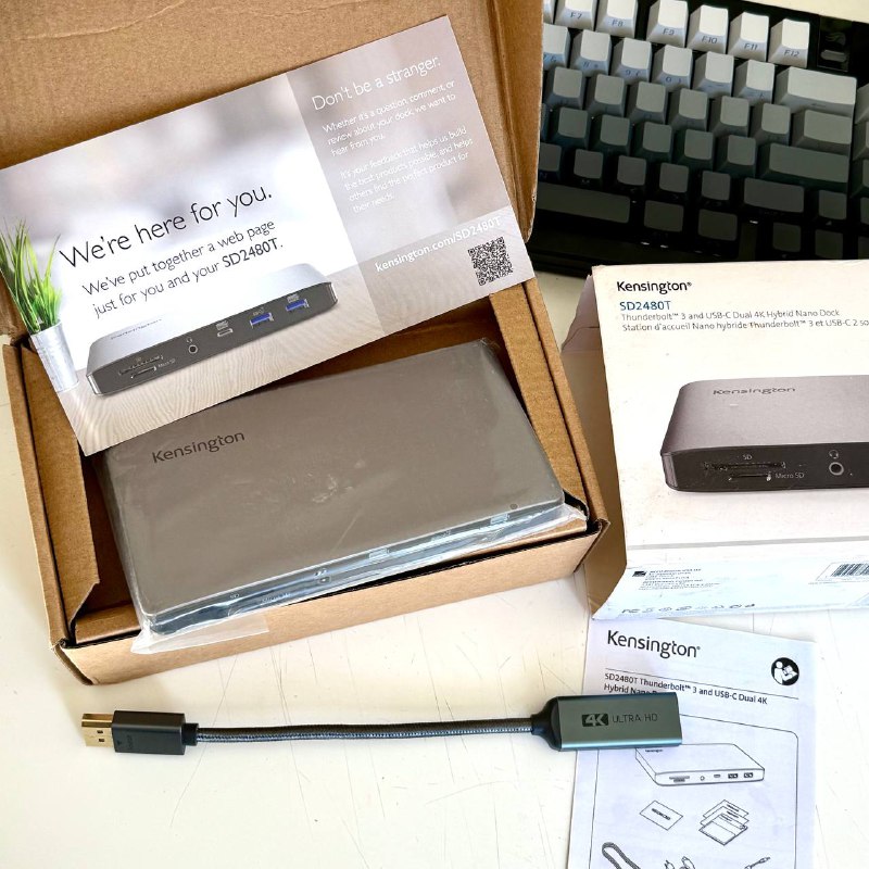 10-портовая док-станция Kensington SD2480T Thunderbolt 3 3