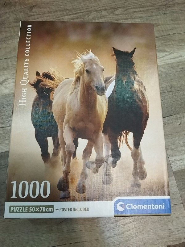 Пазлы 1000 элементов с лошадьми