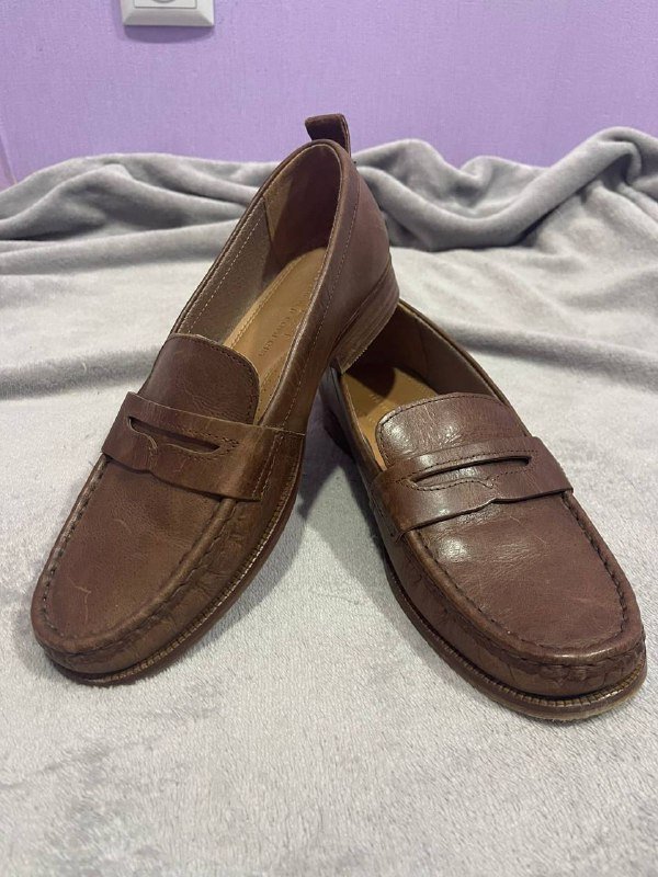 Лоферы Next натуральная кожа размер 38.5-39