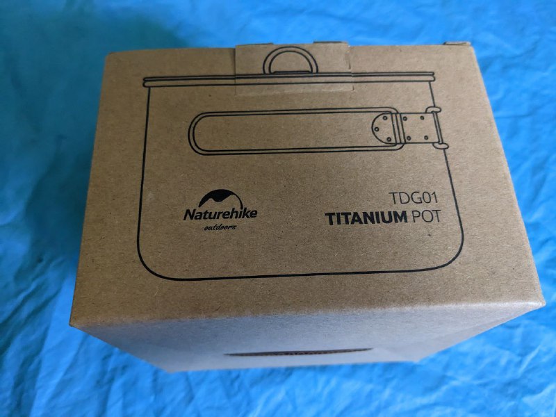 Котелок титановый Naturhike 800 мл с крышкой и чехлом 5